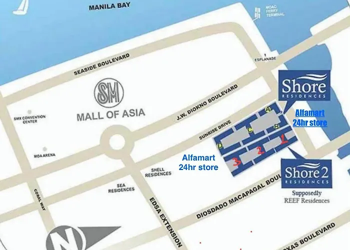 Apartment Shore Residences Walking Distance To Mall Of And Near Airport Manila